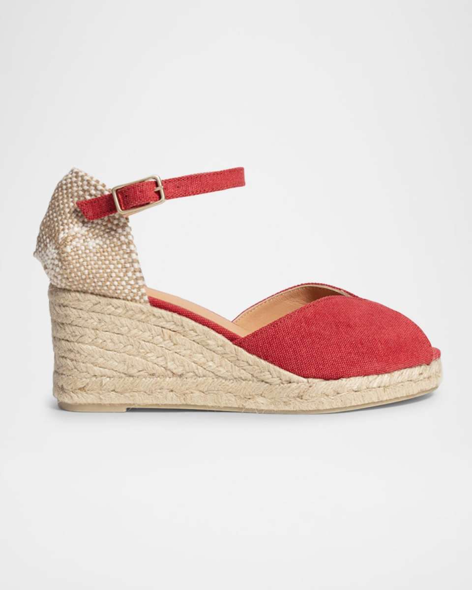 Bianca Canvas Wedge Espadrilles